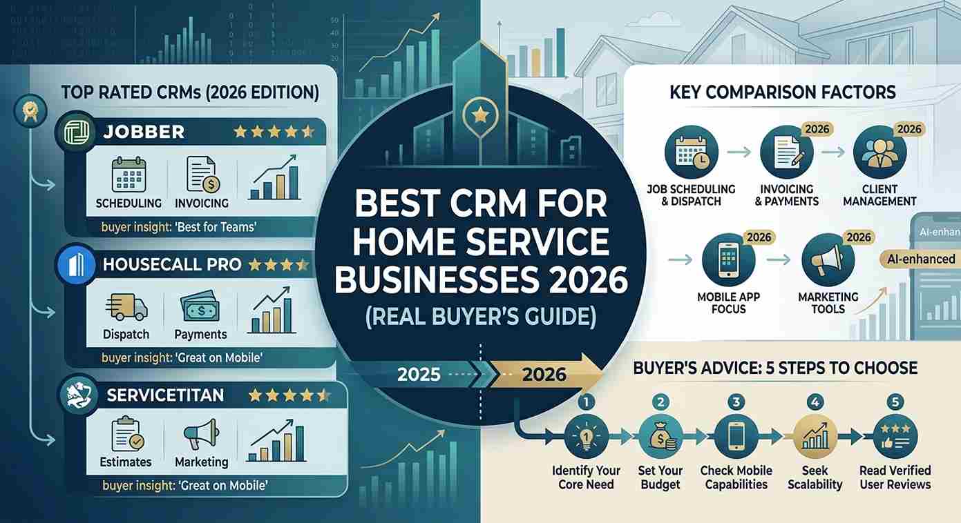 Best CRM for Home Service Businesses 2026 (Real Buyer's Guide)