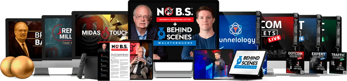 No B.S. + Behind The Scenes Newsletters + bonuses