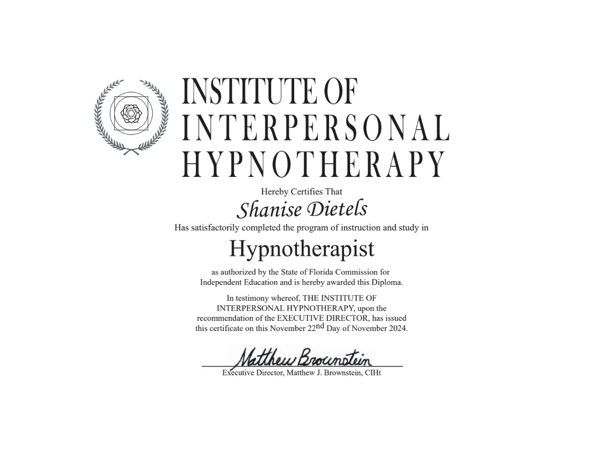 Inner Sanctuary Hypnotherapy Certifications
