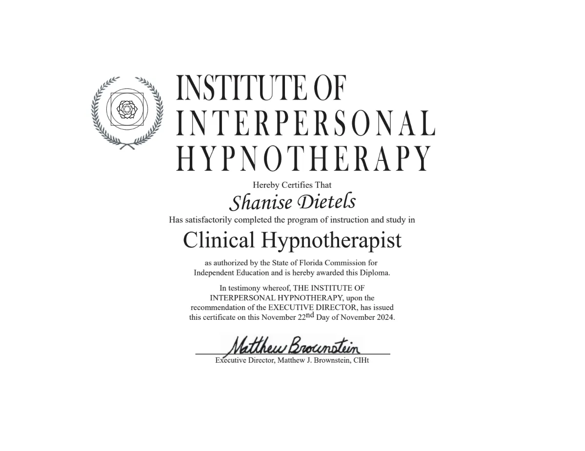 Inner Sanctuary Hypnotherapy Certifications