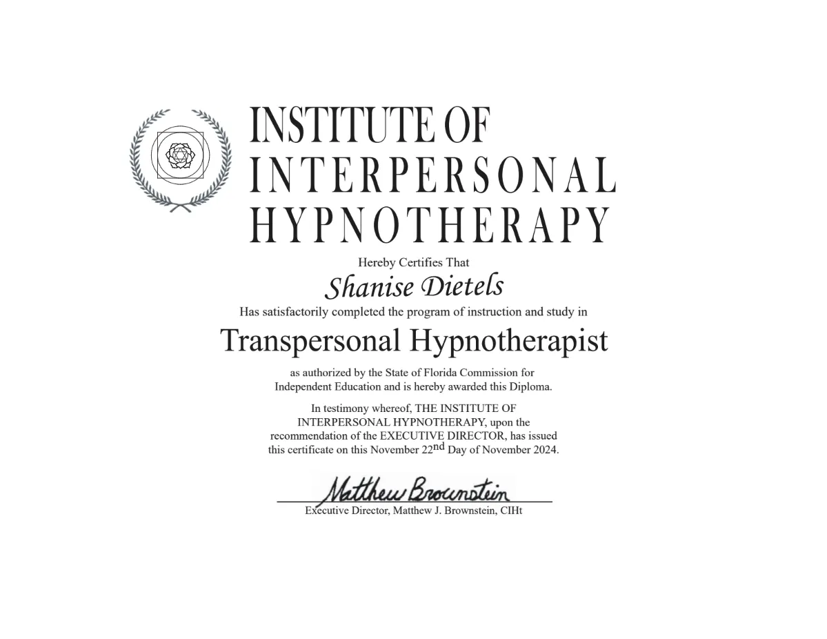 Inner Sanctuary Hypnotherapy Certifications