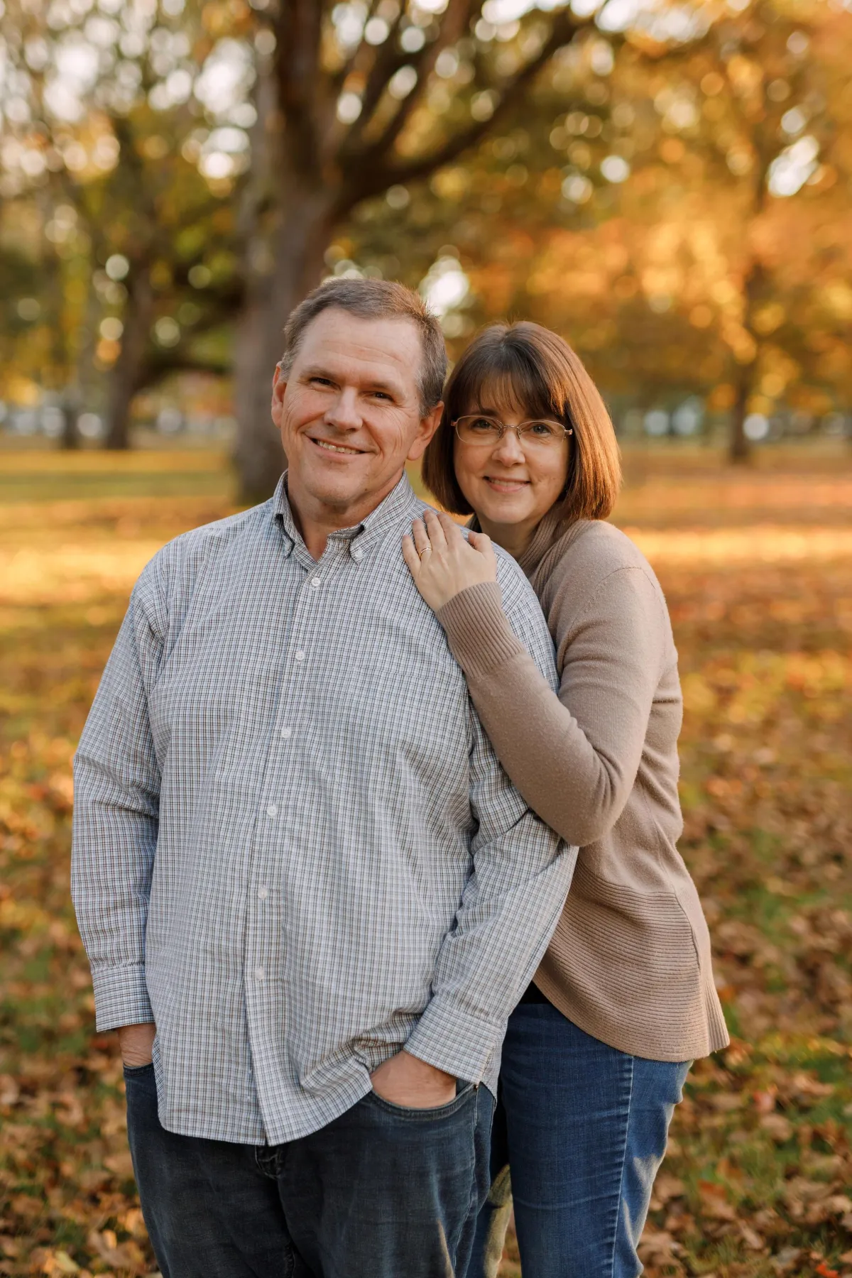 Tim & Pam with local business