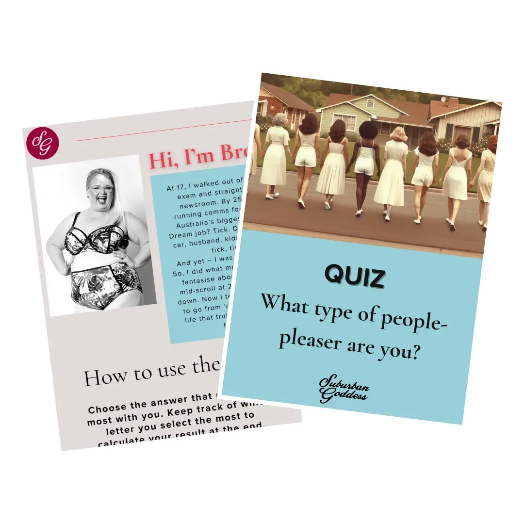 Suburban Goddess: People Pleasing Detox Quiz