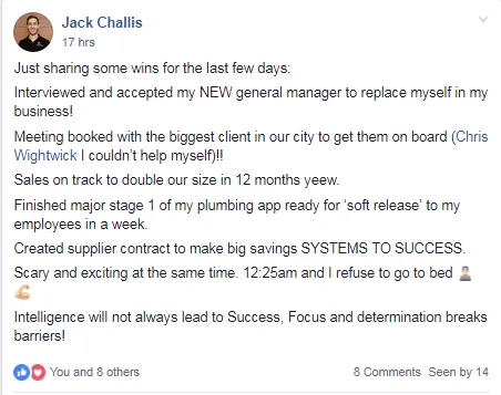image of testimonial