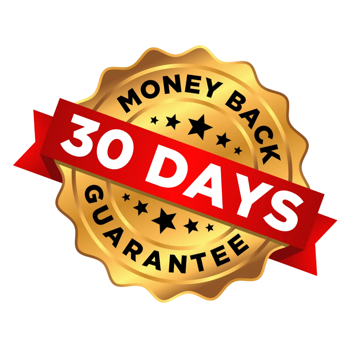 30 Day Money Back Guarantee Badge