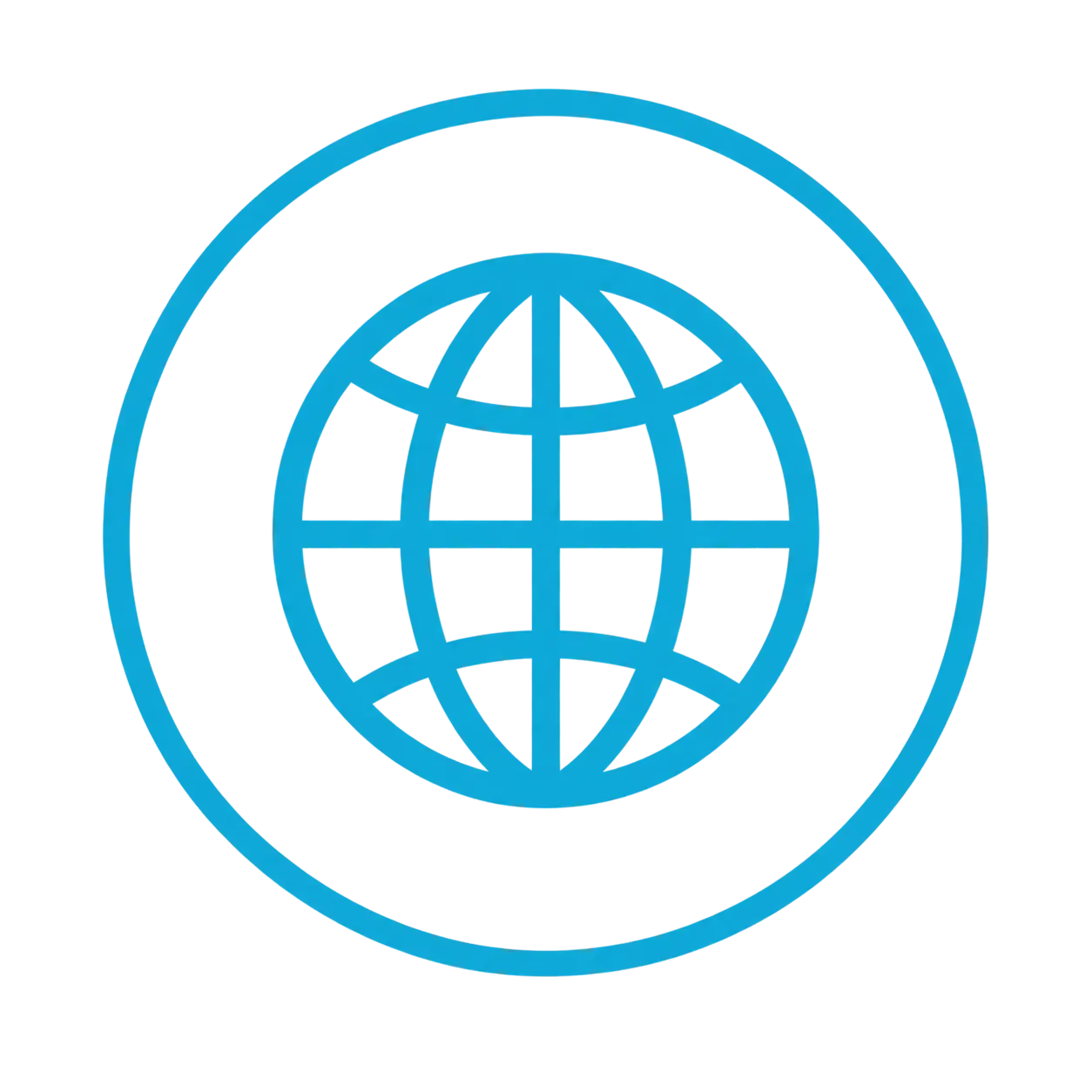 Globe icon representing global ministry perspective