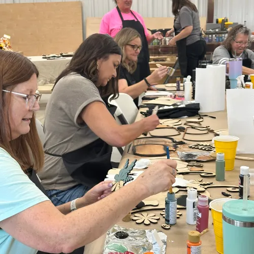 Grab your own DIY wood sign kit from Kiowa Roots Designs—personalized, faith-filled, and farmhouse fresh—perfect for creating at your own pace with friends and family