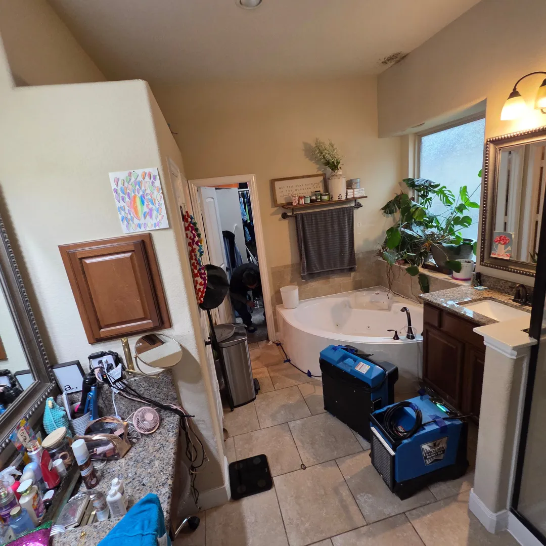 water damage restoration in a spring tx residential property