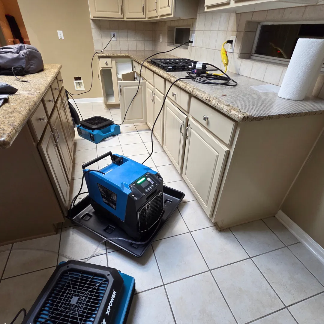 restopros team responding to a home in spring texas