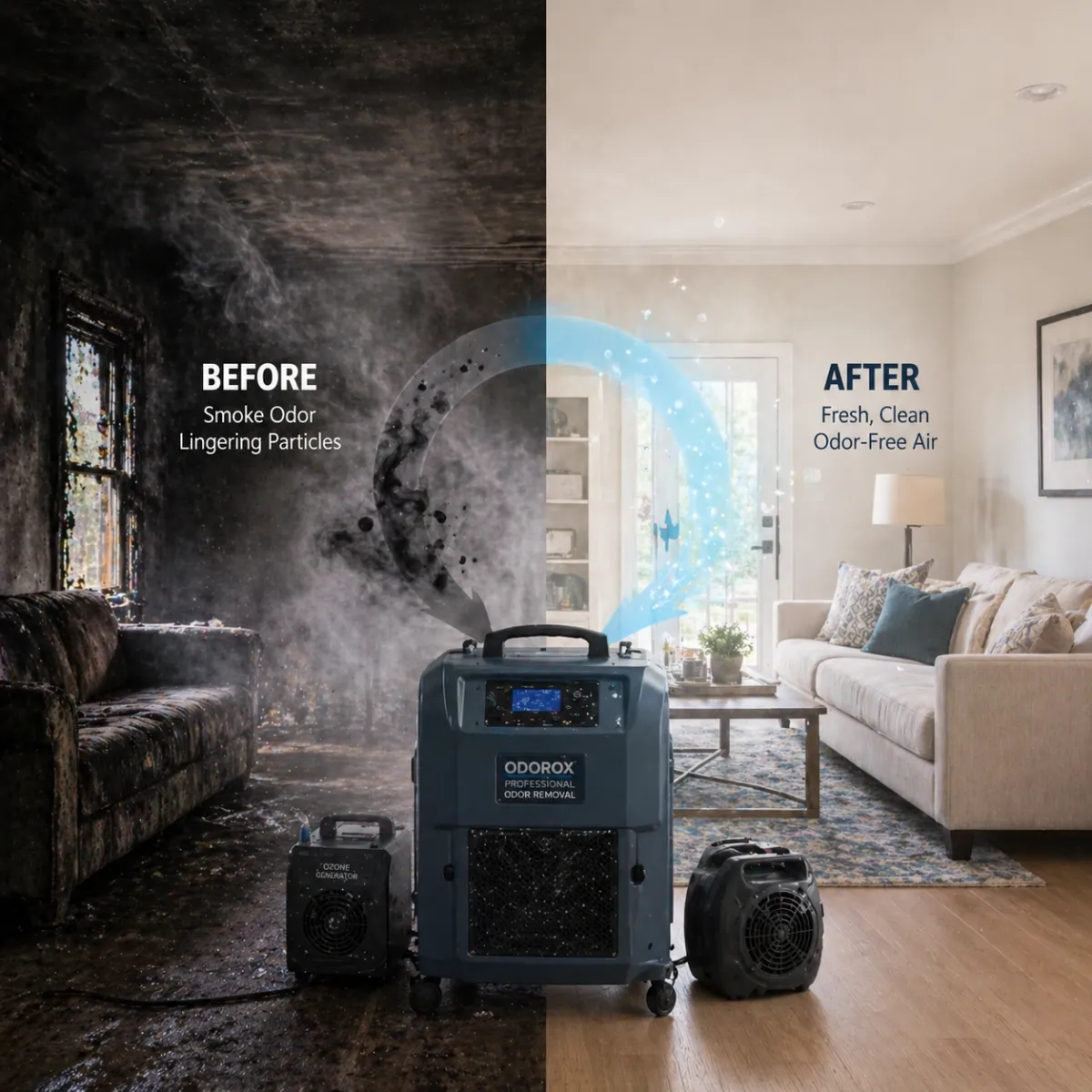 smoke odor removal using thermal fogger in spring tx