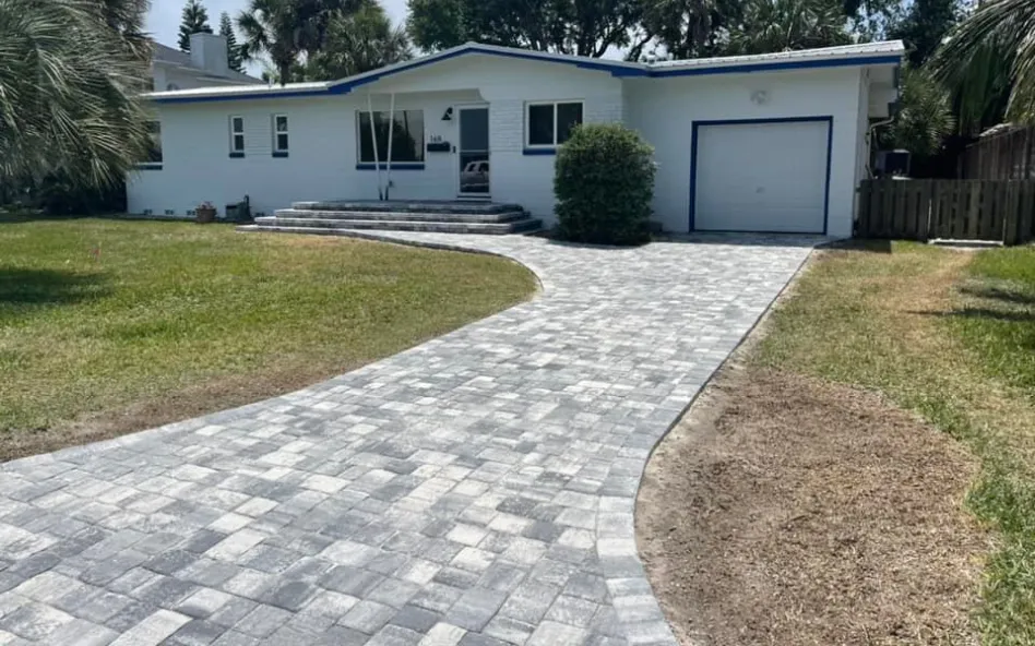 St. Augustine Concrete Pros builds and installs driveways.