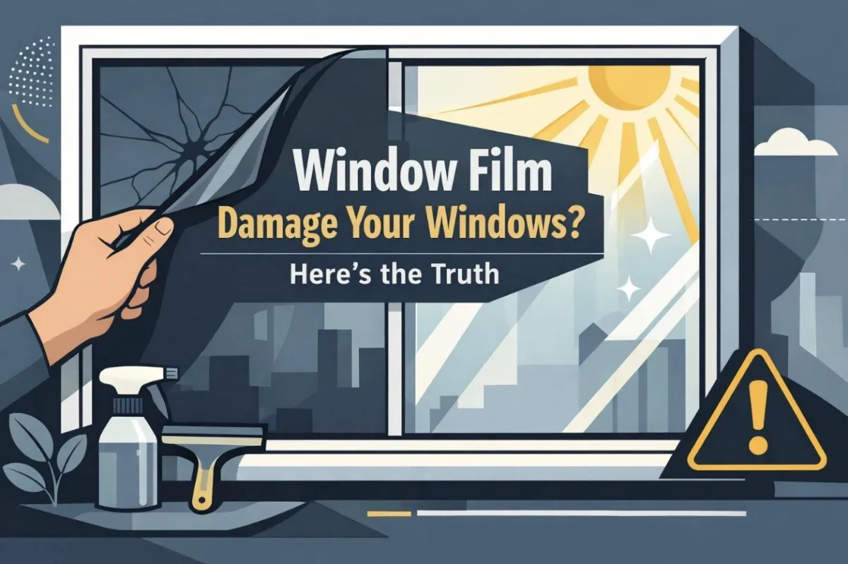 Does window film damage your windows? Here’s the truth