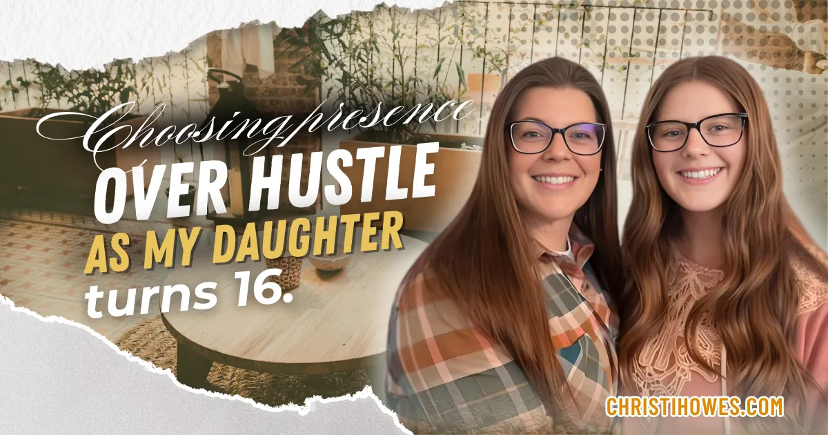 Sixteen and the Shift: A Mompreneur’s Reflection on Freedom and Presence