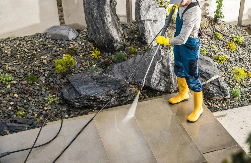 Patio decks pressure washing Western Sydney