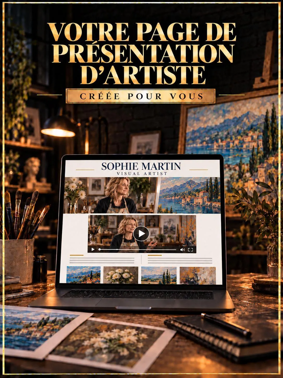 Page de Présentation d'Artiste
