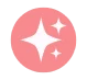 Sparkle icon, symbolizing brilliance, clarity, or transformation