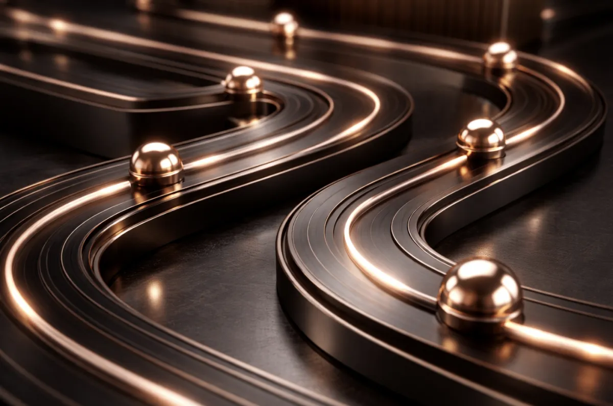 black and silver round ball