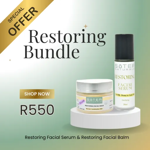 Portrait of Verdé Botanics founder holding the PureGlow Bundle box in a warm minimalist home studio.