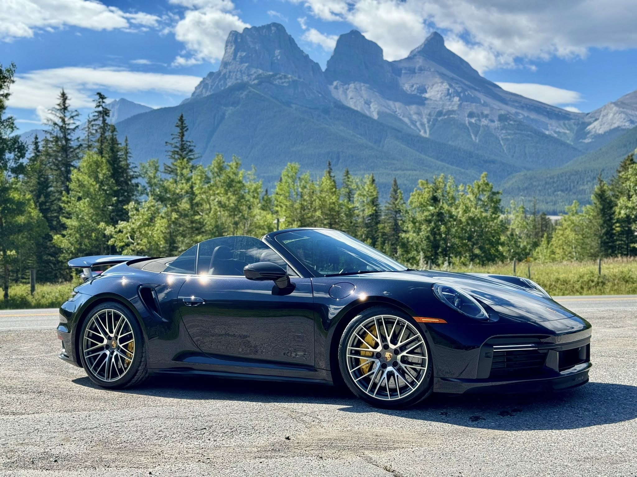 Premium vehicles in Rocky Mountain Auto Salon shop, Canmore, Alberta