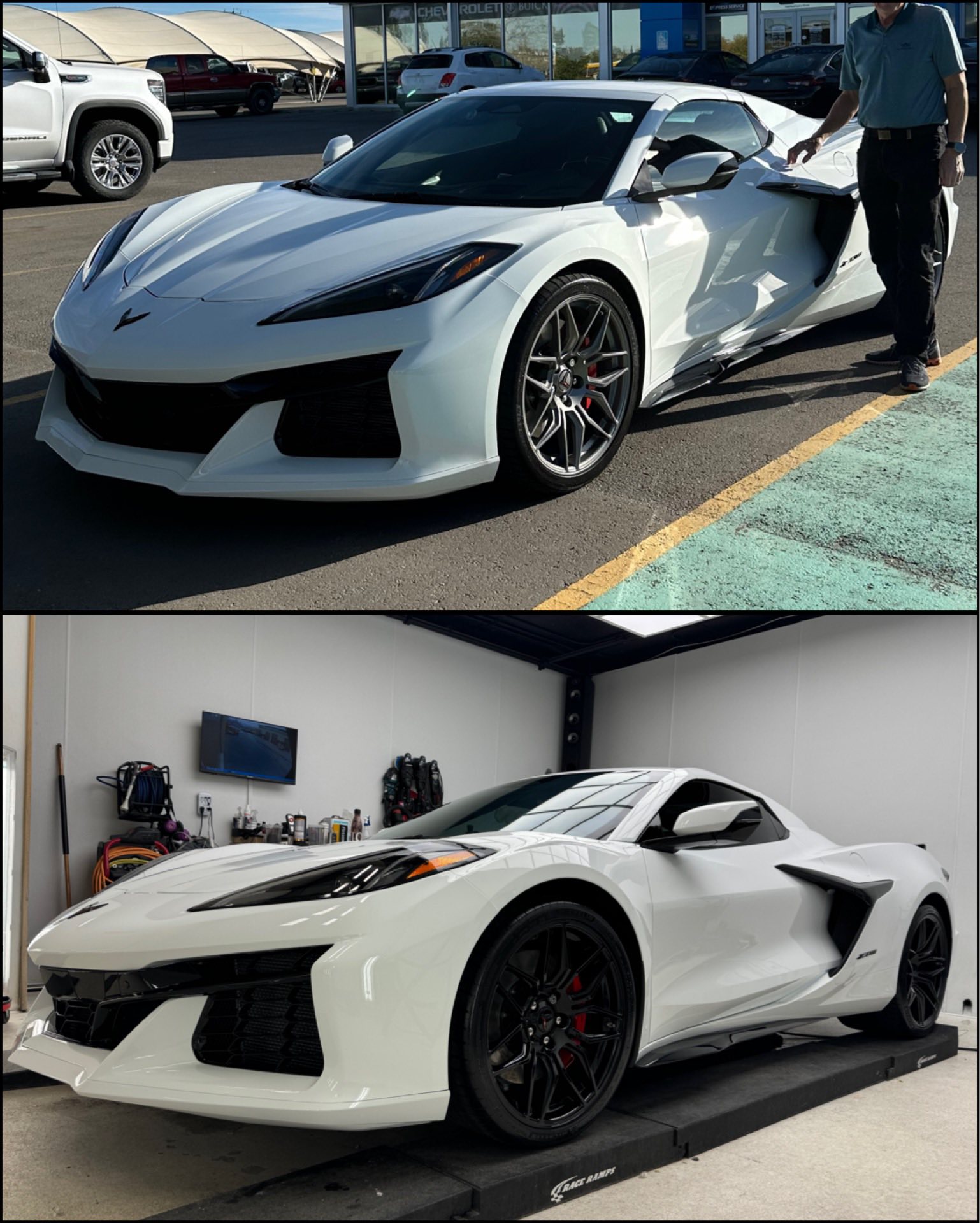 Ceramic coating finish on luxury vehicle in Canmore