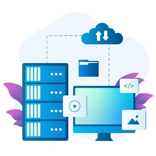 Web-Hosting Illustration