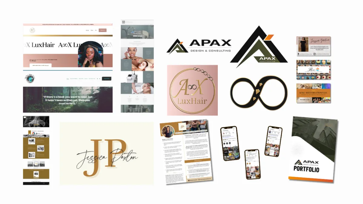 Jessica Paxton typing at her computer