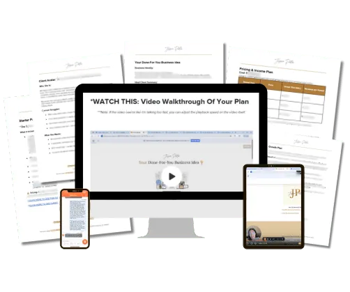 Done-For-You Business Ideas For Moms: Finally Feel Confident To Start Your Business & Build Your Dream Life! - By Jessica Paxton