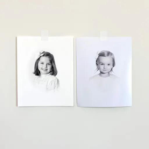 cotton rag paper for heirloom portraits
