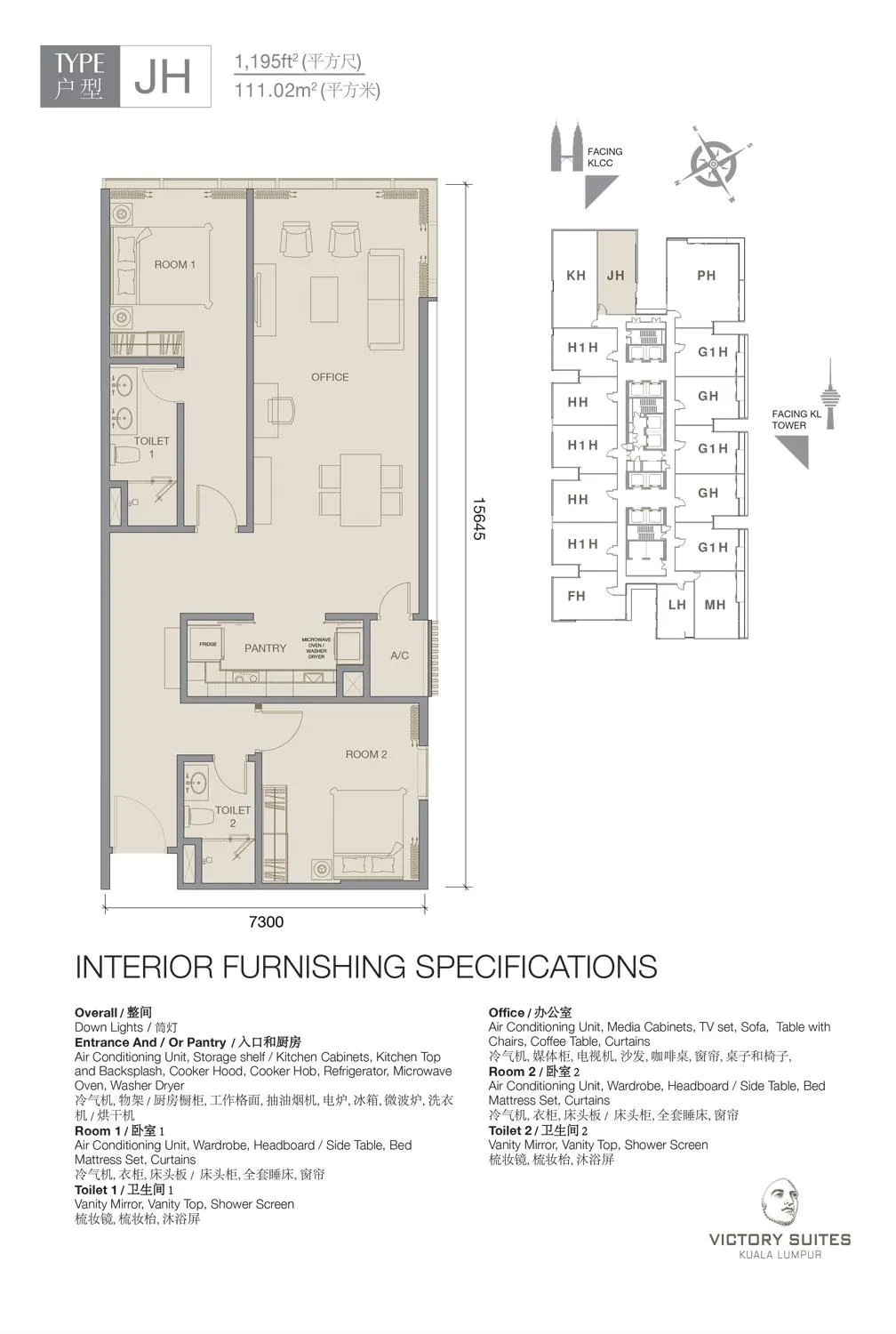 Victory Suites Face 2 KLCC Type JH
