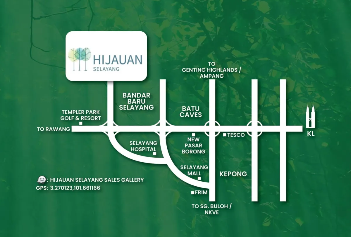 Hijauan Selayang Location