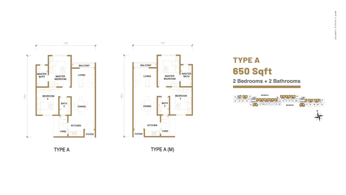 MHP 3 LAYOUT PLANS TYPE A