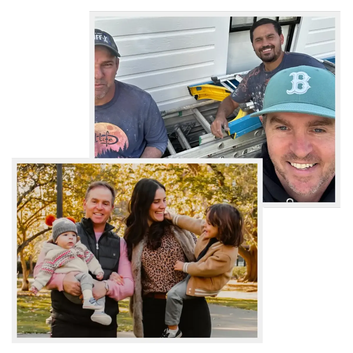 Owner of M&C Painting with His Family and Crew