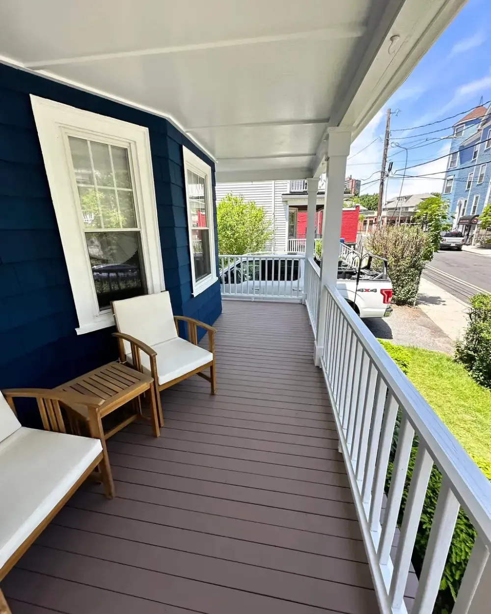 Deck Restaining in Milton, MA