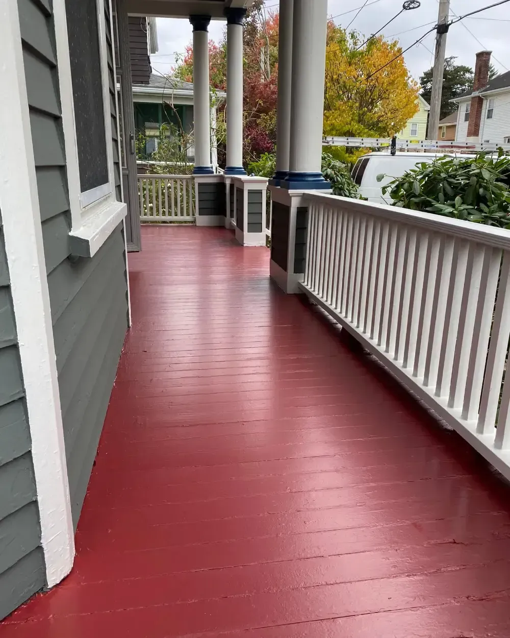 Deck Restaining in Hingham, MA