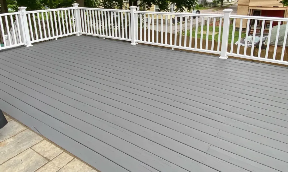 Recent Deck Restaining Project in the South Shore