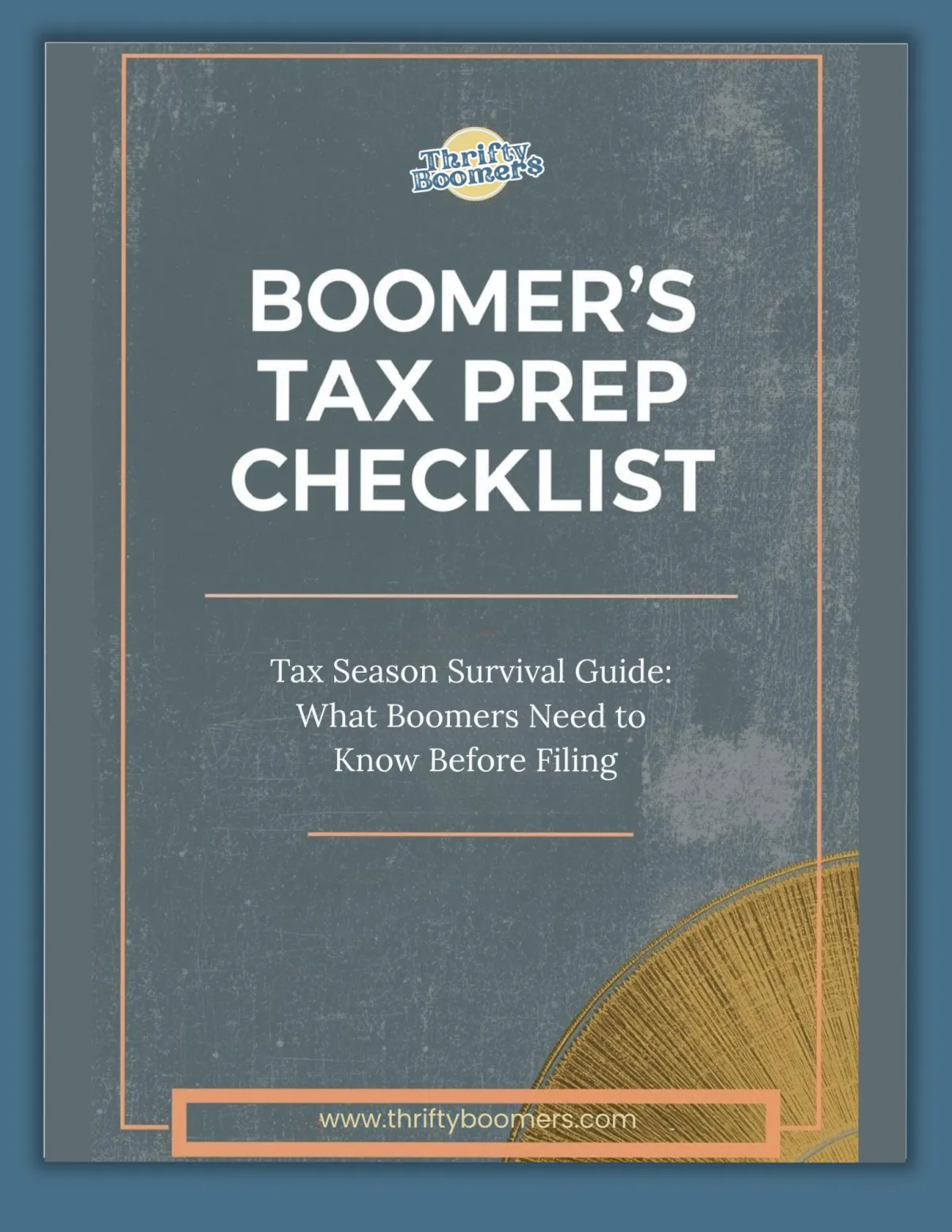 Boomers Tax Prep Checklist