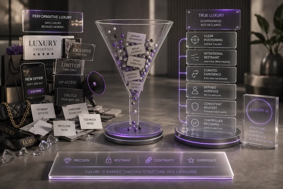 What “Luxury” Actually Means in a Funnel Context