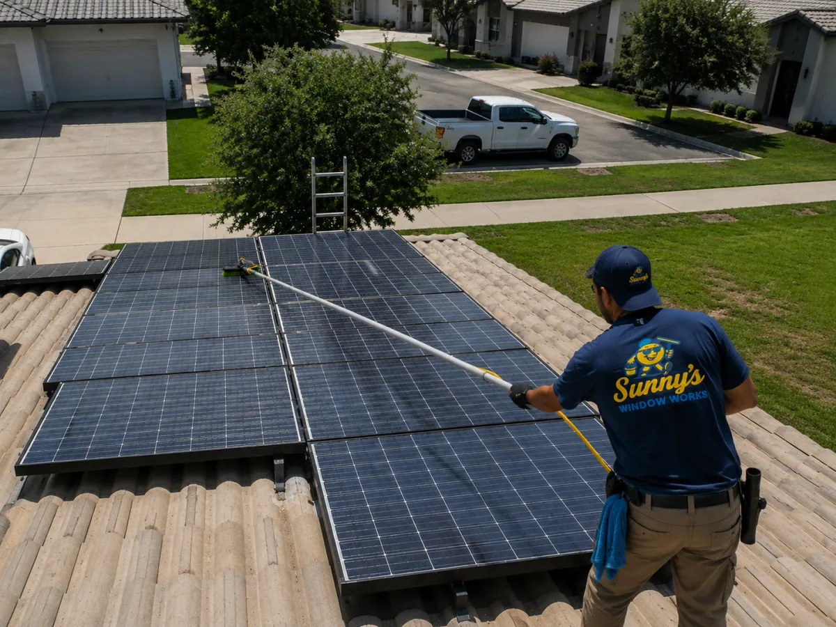 Solar Panel Cleaning in San Antonio