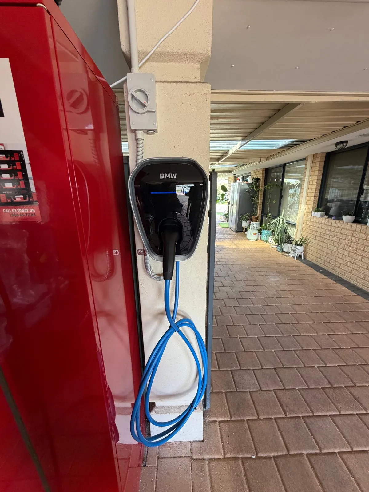 Recent residential EV charger installation in Perth - primary showcase