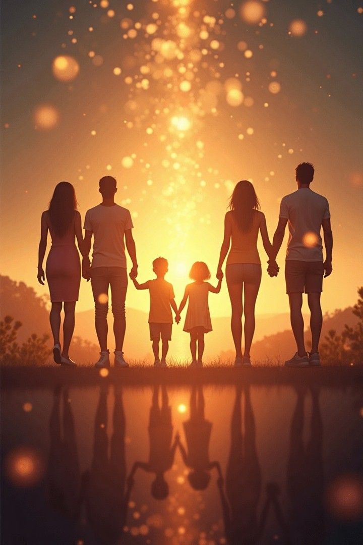 Napfényes, nyugodt szoba, ahol családállítás zajlik