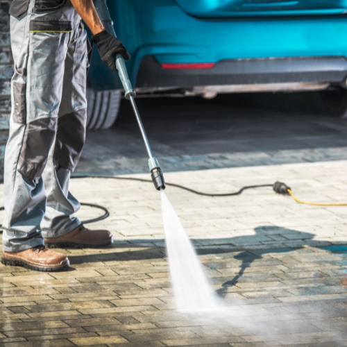 Driveway Power Wash