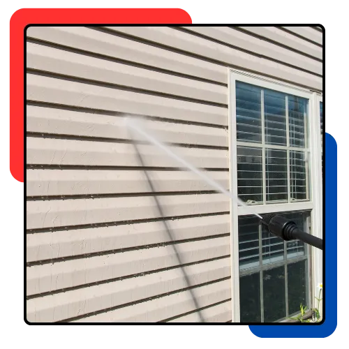 Pressure Washer in Davie, FL washing dirty home siding safely