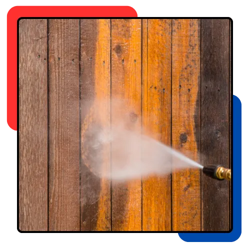 Pressure Washer in Davie, FL restoring a weathered backyard deck