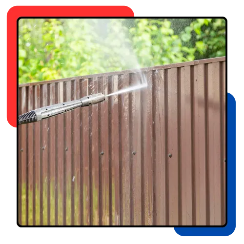 Backyard fence washing service improving curb appeal in Miramar, FL