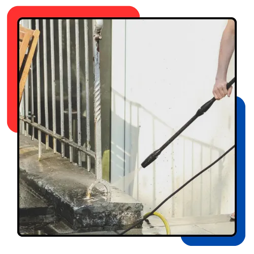 Fresh entryway washing service that improves curb appeal and safety