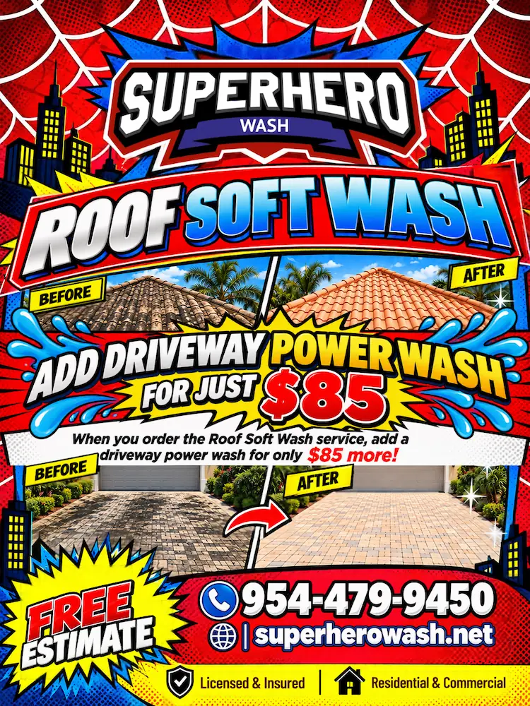Roof Soft Wash - FREE ESTIMATE