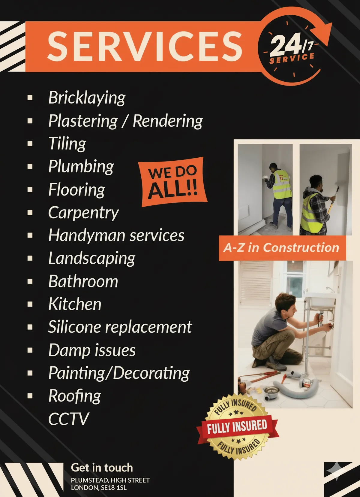 Professional kitchen fitting and renovation services in the Greenwich area by Gino Construction.