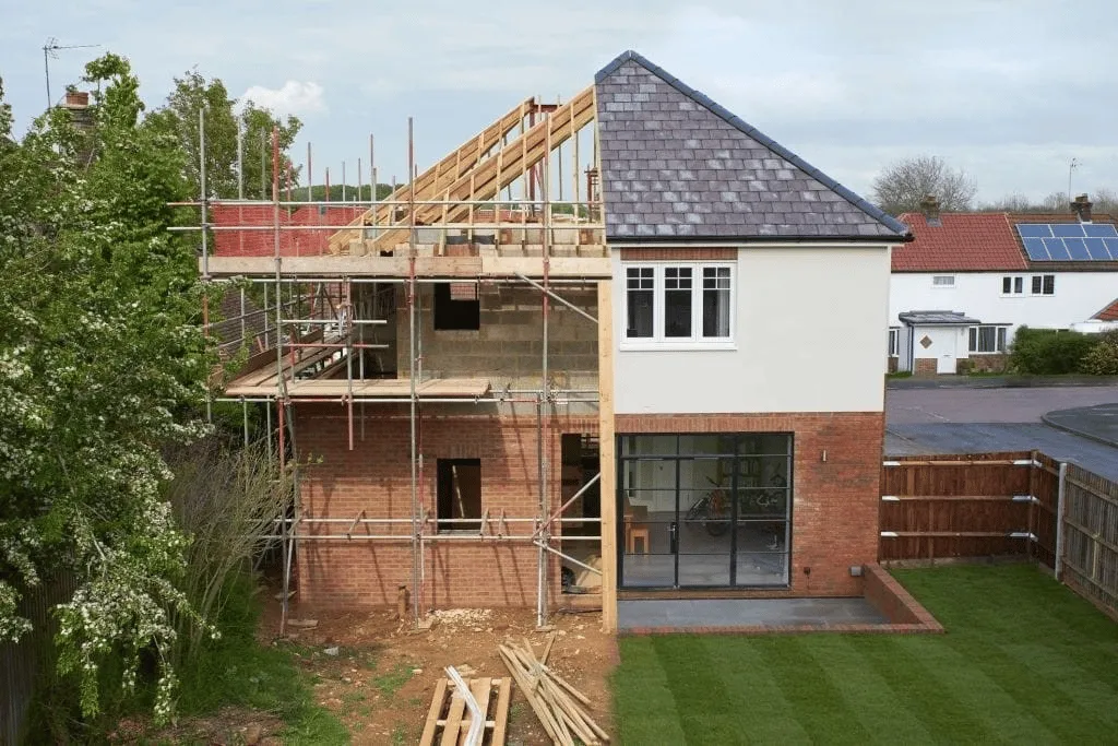 Large home extension project in Plumstead by Gino Construction builders.