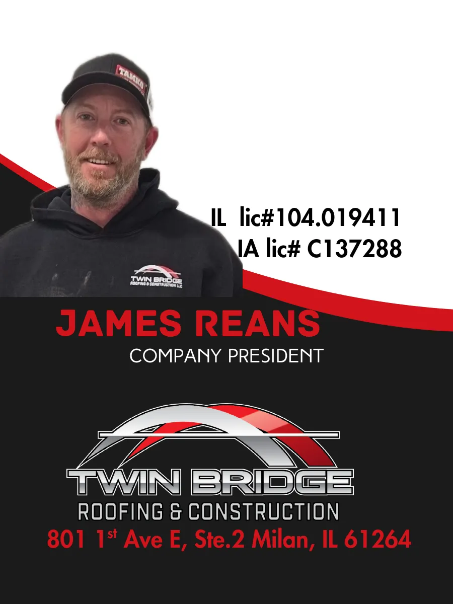 Twin Bridge Roofing Owner James Reans