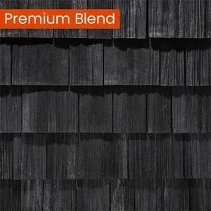 Brava Cedar Shake Composite Shingle in Onyx